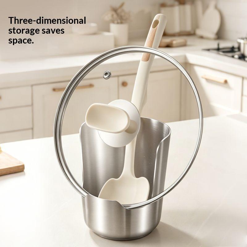 حامل ملعقة وغطاء قدر من الفولا - مراجعة Kitchen Gadgets Organizer وسعره
