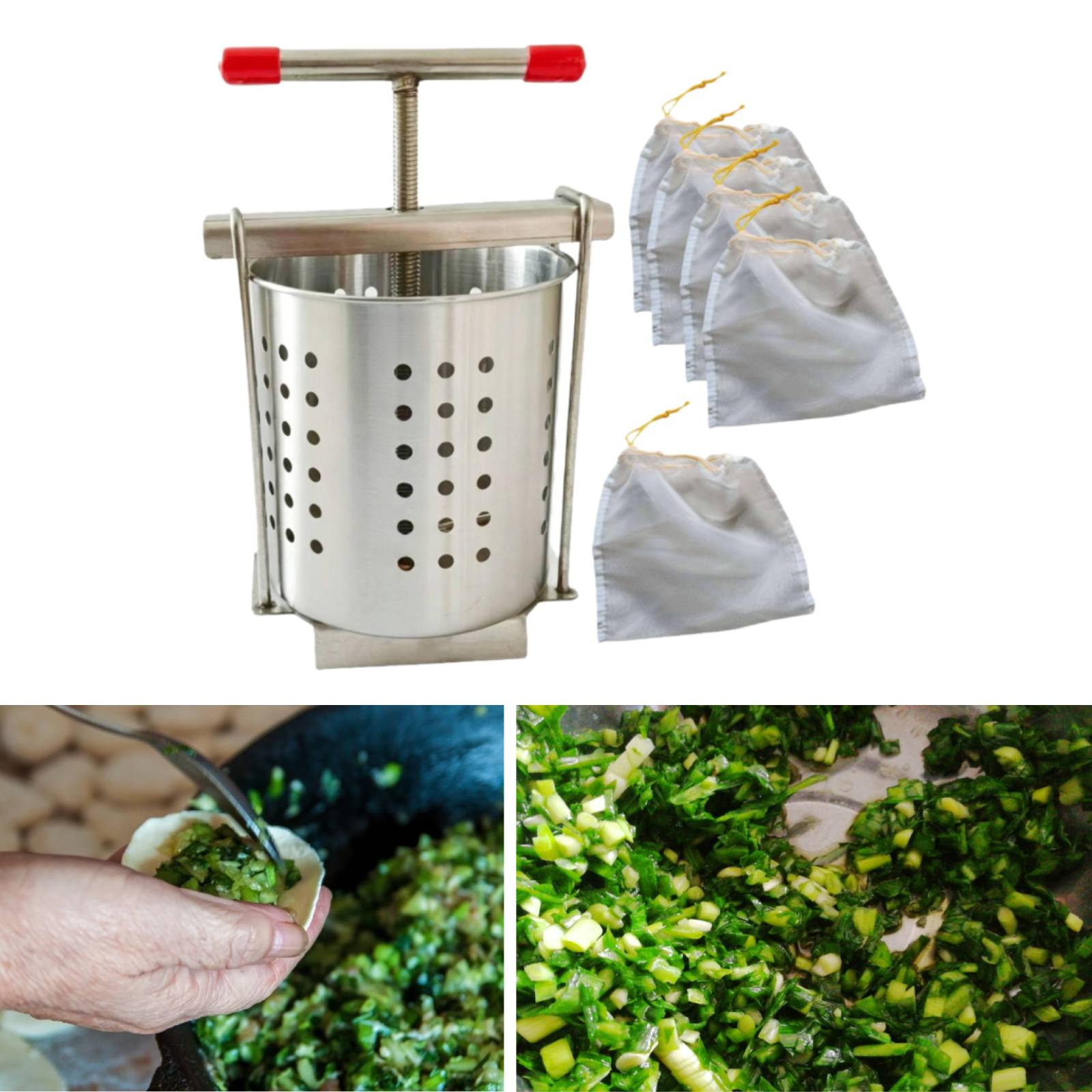 عصارة يدوية من الفولاذ المقاوم - مراجعة Kitchen Gadgets Dumpling Maker وسعره