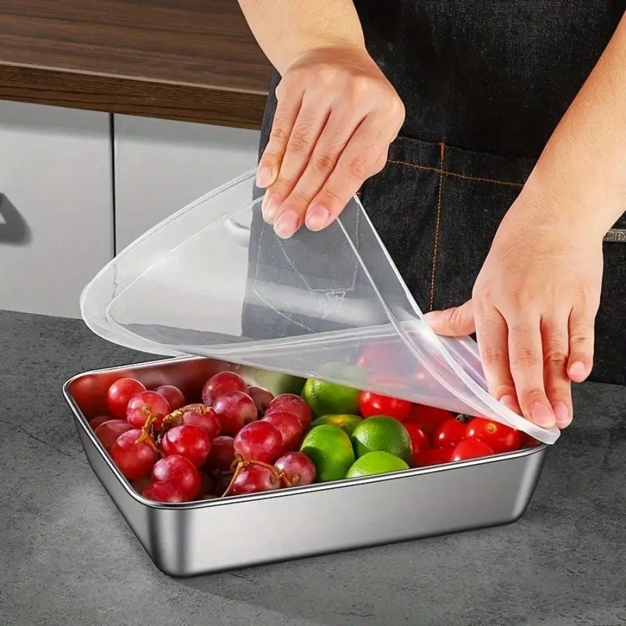 مجموعة من 5 علب تخزين طعام فاخ - مراجعة Kitchen Gadgets Organizer وسعره